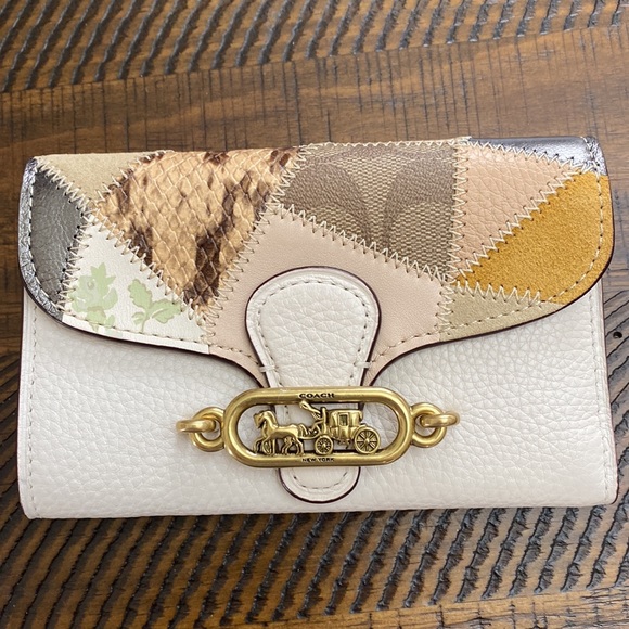 NWT COACH “RARE” PATCHWORK PURSE AND WALLET SET - Picture 8 of 15